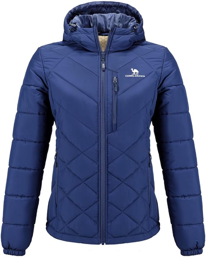 Rain Jacket Women Camel Crown Women's Fleece-Lined Softshell